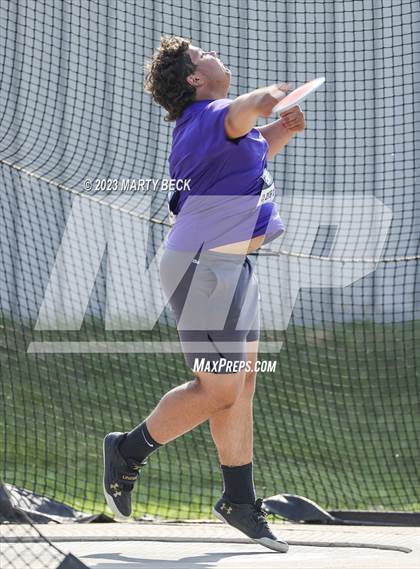 Thumbnail 1 in Class 5 Discus (MSHSAA State Championship) photogallery.