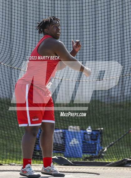 Thumbnail 1 in Class 5 Discus (MSHSAA State Championship) photogallery.