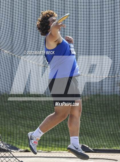 Thumbnail 3 in Class 5 Discus (MSHSAA State Championship) photogallery.