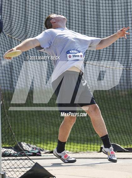 Thumbnail 1 in Class 5 Discus (MSHSAA State Championship) photogallery.