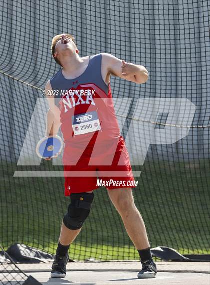 Thumbnail 3 in Class 5 Discus (MSHSAA State Championship) photogallery.