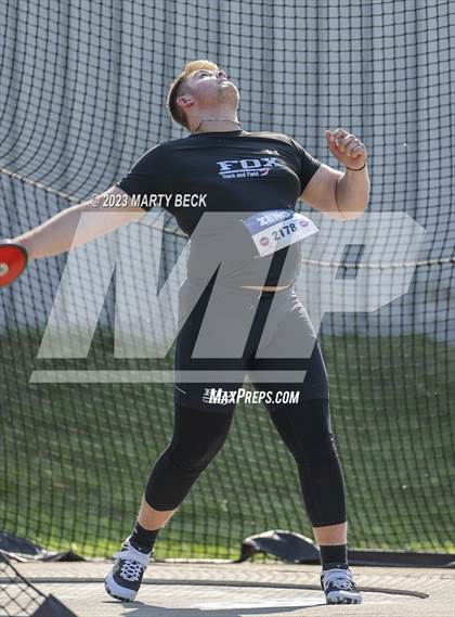 Thumbnail 2 in Class 5 Discus (MSHSAA State Championship) photogallery.