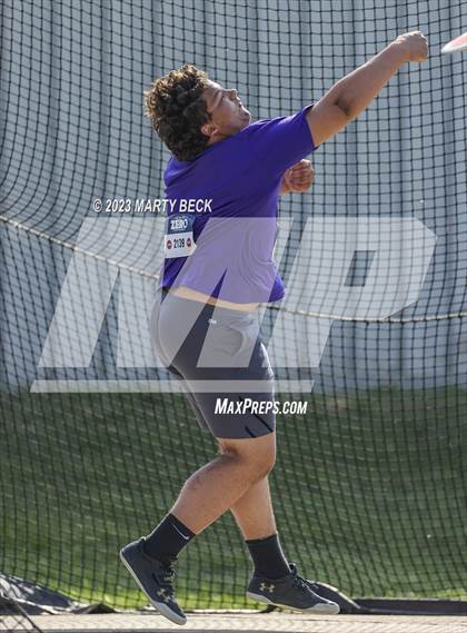 Thumbnail 3 in Class 5 Discus (MSHSAA State Championship) photogallery.