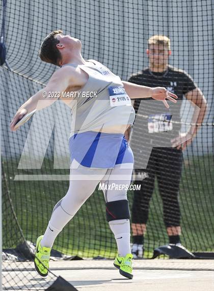 Thumbnail 2 in Class 5 Discus (MSHSAA State Championship) photogallery.
