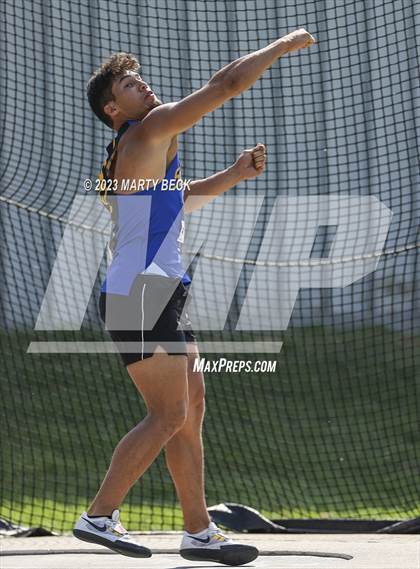 Thumbnail 1 in Class 5 Discus (MSHSAA State Championship) photogallery.