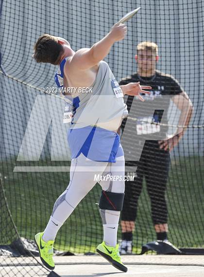 Thumbnail 3 in Class 5 Discus (MSHSAA State Championship) photogallery.