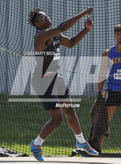 Thumbnail 2 in Class 5 Discus (MSHSAA State Championship) photogallery.