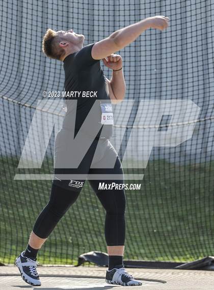 Thumbnail 3 in Class 5 Discus (MSHSAA State Championship) photogallery.