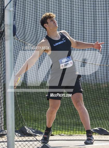 Thumbnail 3 in Class 5 Discus (MSHSAA State Championship) photogallery.