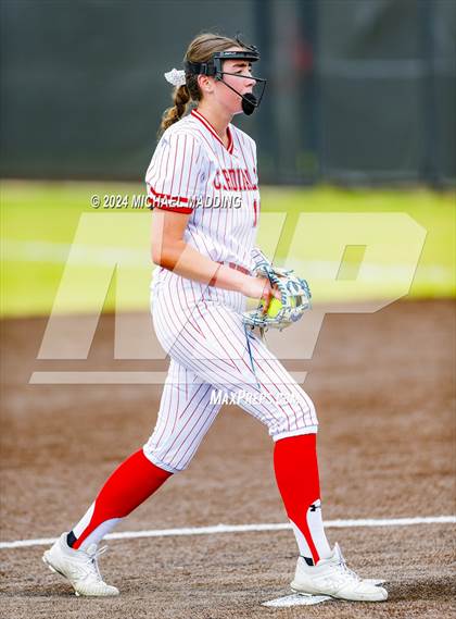 Thumbnail 2 in Bridge City vs Hargrave (UIL 4A Softball Region 1 & 3 Bi-District) photogallery.