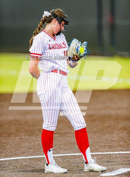 Thumbnail 1 in Bridge City vs Hargrave (UIL 4A Softball Region 1 & 3 Bi-District) photogallery.