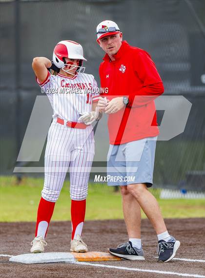 Thumbnail 2 in Bridge City vs Hargrave (UIL 4A Softball Region 1 & 3 Bi-District) photogallery.