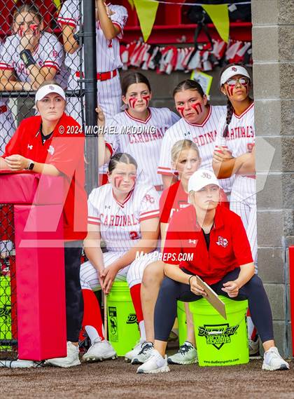 Thumbnail 1 in Bridge City vs Hargrave (UIL 4A Softball Region 1 & 3 Bi-District) photogallery.