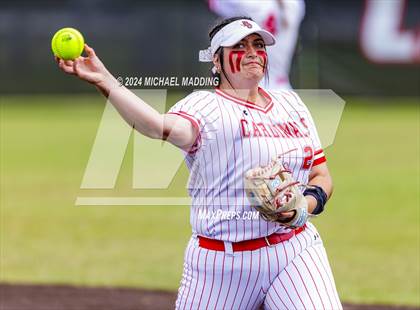 Thumbnail 2 in Bridge City vs Hargrave (UIL 4A Softball Region 1 & 3 Bi-District) photogallery.