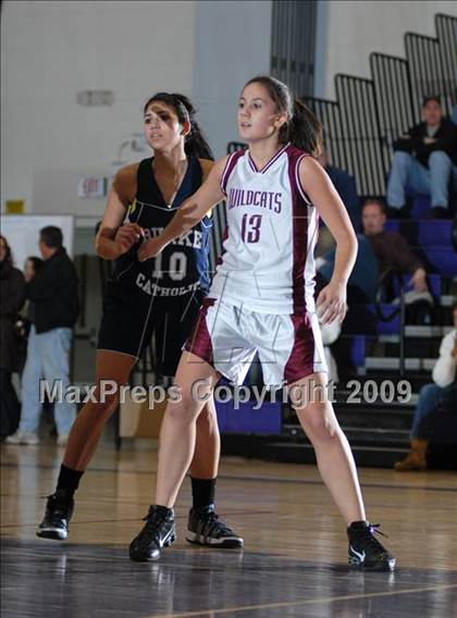 Thumbnail 3 in Burke Catholic vs. Livingston Manor (Warwick Holiday Classic) photogallery.