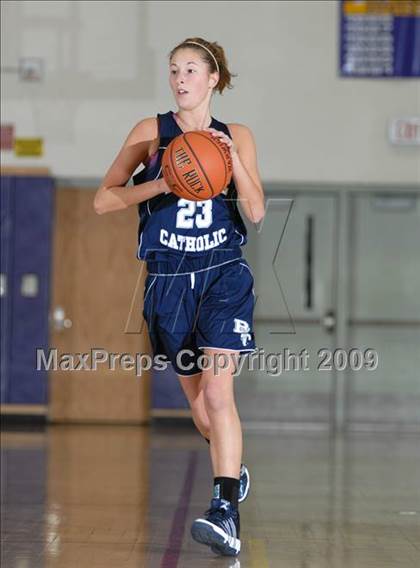 Thumbnail 2 in Burke Catholic vs. Livingston Manor (Warwick Holiday Classic) photogallery.