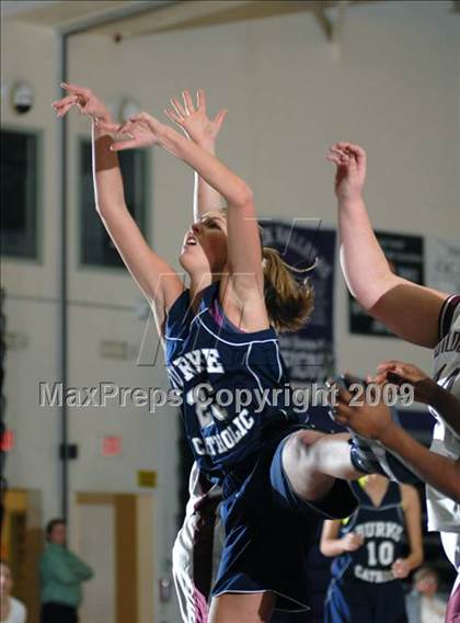 Thumbnail 2 in Burke Catholic vs. Livingston Manor (Warwick Holiday Classic) photogallery.