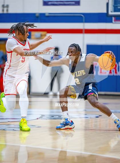 Thumbnail 3 in Seventy-First vs. New Life Christian Academy (MLK Dream Jam at Terry Sanford) photogallery.