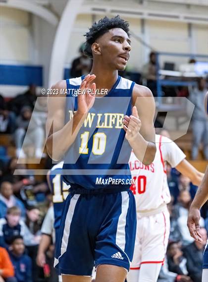 Thumbnail 1 in Seventy-First vs. New Life Christian Academy (MLK Dream Jam at Terry Sanford) photogallery.
