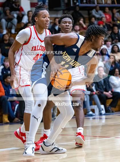 Thumbnail 1 in Seventy-First vs. New Life Christian Academy (MLK Dream Jam at Terry Sanford) photogallery.