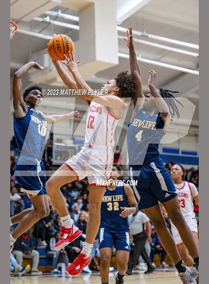 Thumbnail 2 in Seventy-First vs. New Life Christian Academy (MLK Dream Jam at Terry Sanford) photogallery.