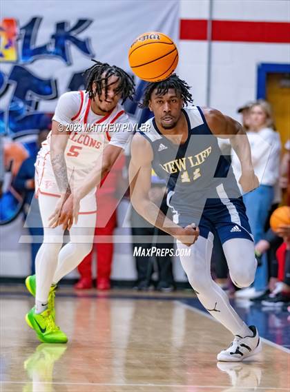 Thumbnail 3 in Seventy-First vs. New Life Christian Academy (MLK Dream Jam at Terry Sanford) photogallery.
