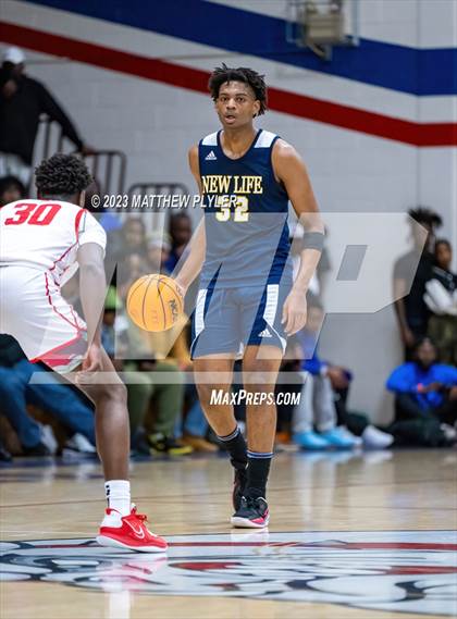 Thumbnail 1 in Seventy-First vs. New Life Christian Academy (MLK Dream Jam at Terry Sanford) photogallery.