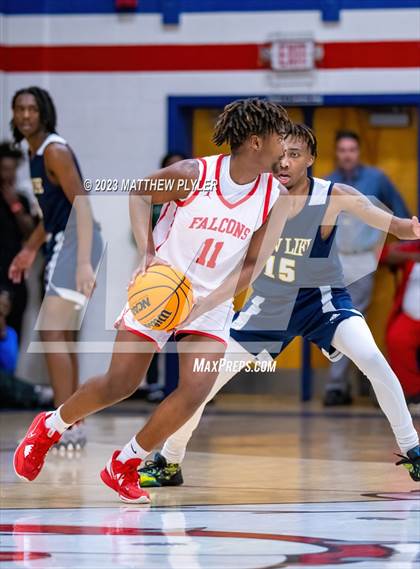 Thumbnail 1 in Seventy-First vs. New Life Christian Academy (MLK Dream Jam at Terry Sanford) photogallery.