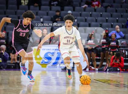 Thumbnail 3 in Lincoln vs. Modesto Christian  (CIF SJS D1 Final) photogallery.