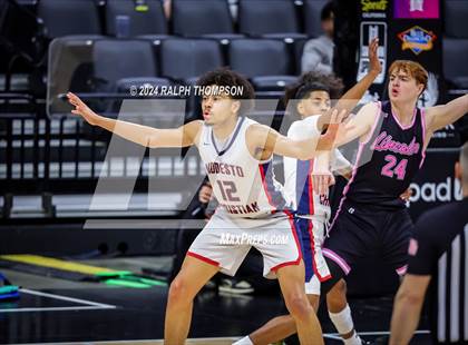 Thumbnail 3 in Lincoln vs. Modesto Christian  (CIF SJS D1 Final) photogallery.