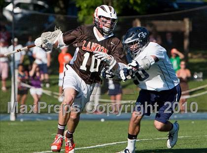 Thumbnail 1 in Georgetown Prep vs. Landon photogallery.