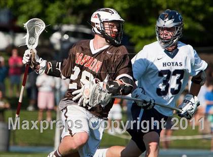 Thumbnail 3 in Georgetown Prep vs. Landon photogallery.