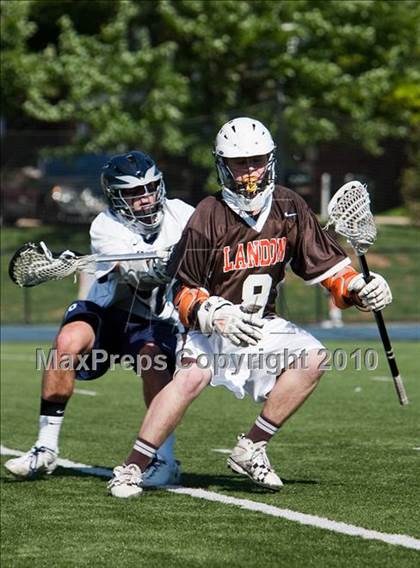 Thumbnail 3 in Georgetown Prep vs. Landon photogallery.