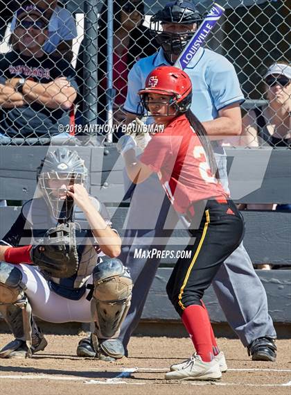 Thumbnail 3 in St. Francis @ Bella Vista (CIF SJS D2 Playoff) photogallery.