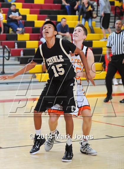 Thumbnail 3 in Corona del Sol vs. Chinle (Hoophall West Tournament) photogallery.