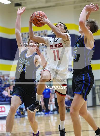 Thumbnail 2 in Lipan vs. Hamilton (UIL 2A Bi-district playoff) photogallery.