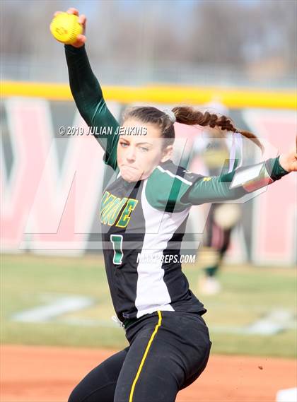 Thumbnail 3 in Bishop Manogue vs Ridgevue (Win The Pitch Tournament) photogallery.