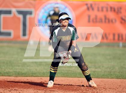 Thumbnail 2 in Bishop Manogue vs Ridgevue (Win The Pitch Tournament) photogallery.