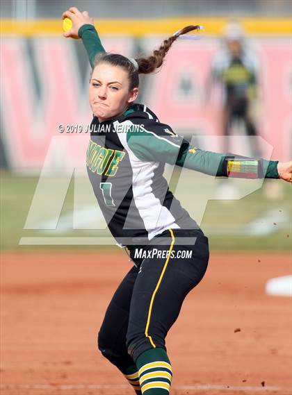 Thumbnail 2 in Bishop Manogue vs Ridgevue (Win The Pitch Tournament) photogallery.