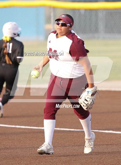Thumbnail 3 in Mission @ Flour Bluff Softball (UIL Girls Softball 5A D1 Bi-District) photogallery.
