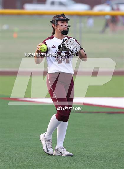 Thumbnail 2 in Mission @ Flour Bluff Softball (UIL Girls Softball 5A D1 Bi-District) photogallery.