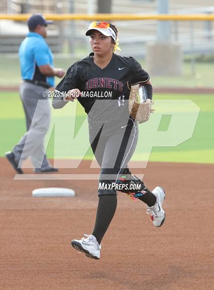 Thumbnail 2 in Mission @ Flour Bluff Softball (UIL Girls Softball 5A D1 Bi-District) photogallery.