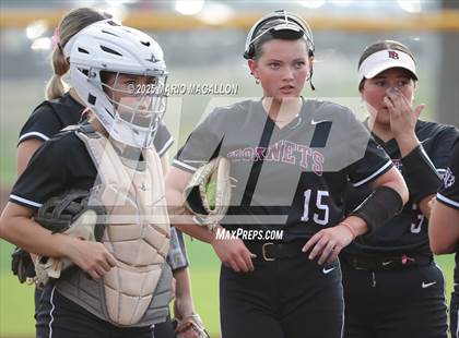 Thumbnail 1 in Mission @ Flour Bluff Softball (UIL Girls Softball 5A D1 Bi-District) photogallery.