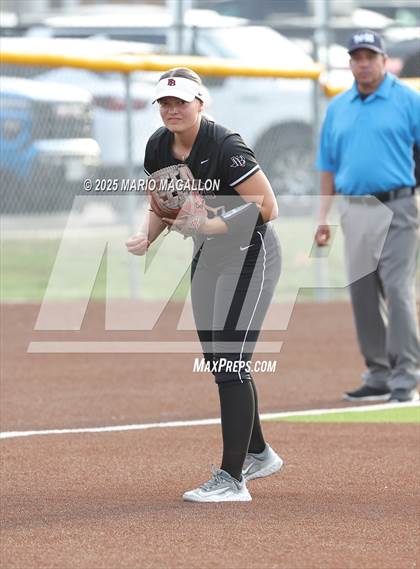 Thumbnail 2 in Mission @ Flour Bluff Softball (UIL Girls Softball 5A D1 Bi-District) photogallery.