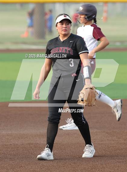 Thumbnail 2 in Mission @ Flour Bluff Softball (UIL Girls Softball 5A D1 Bi-District) photogallery.