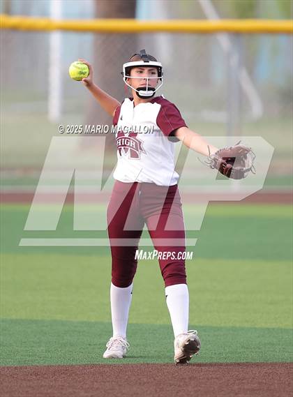 Thumbnail 3 in Mission @ Flour Bluff Softball (UIL Girls Softball 5A D1 Bi-District) photogallery.