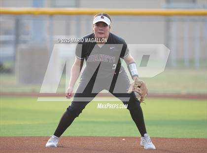 Thumbnail 3 in Mission @ Flour Bluff Softball (UIL Girls Softball 5A D1 Bi-District) photogallery.