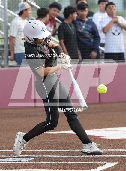 Thumbnail 3 in Mission @ Flour Bluff Softball (UIL Girls Softball 5A D1 Bi-District) photogallery.