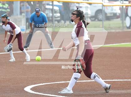Thumbnail 3 in Mission @ Flour Bluff Softball (UIL Girls Softball 5A D1 Bi-District) photogallery.