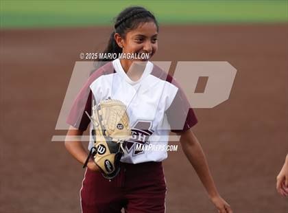 Thumbnail 3 in Mission @ Flour Bluff Softball (UIL Girls Softball 5A D1 Bi-District) photogallery.